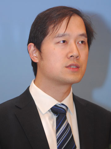 图为中信证券债务资本市场部总监俞强